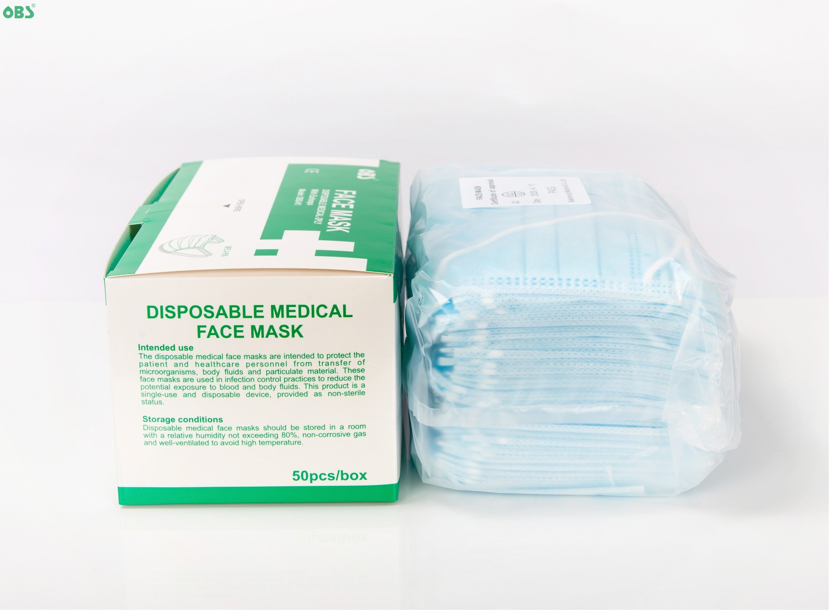 Disposable medical face mask