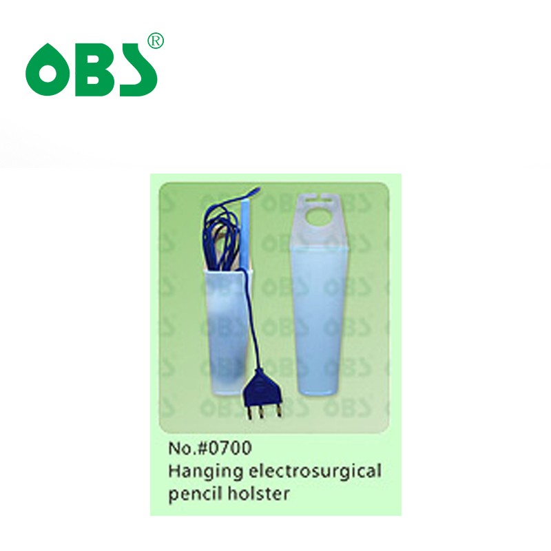 Hanging electrosurgical pencil holster